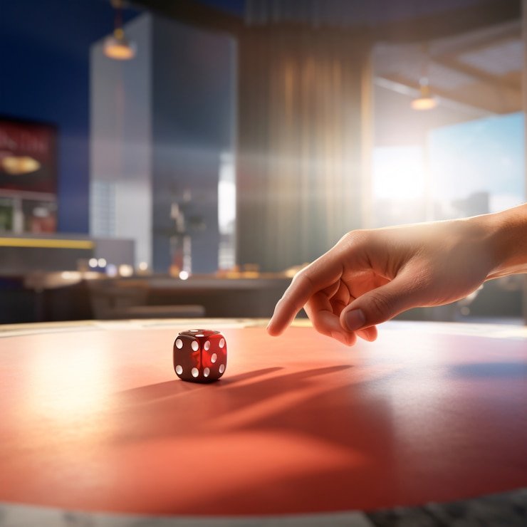 Panel kontrol Mega Wheel dengan opsi taruhan dan putar otomatis